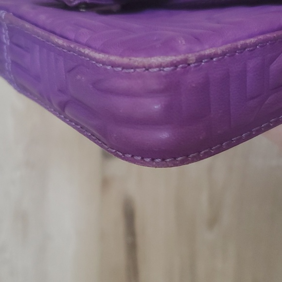 Fendi 2008 Leather Baguette Logo Embossed Mini - Picture 5 of 12